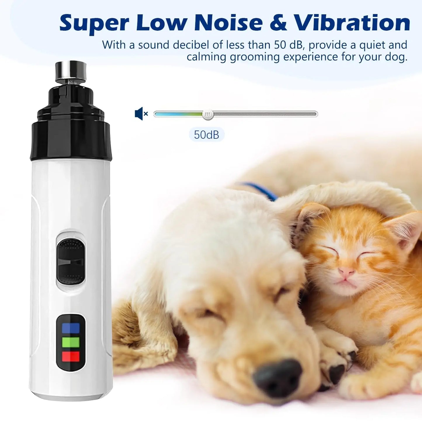 Silent Grind Pro Dog Nail Trimmer 2025 – Best Electric Dog Nail Clippers for Pet Grooming