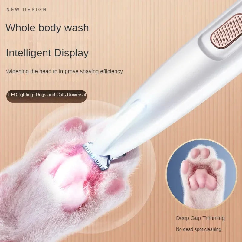 LED Dog Trimmer - Waterproof with 18mm Blade.