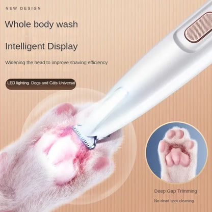 LED Dog Trimmer - Waterproof with 18mm Blade.