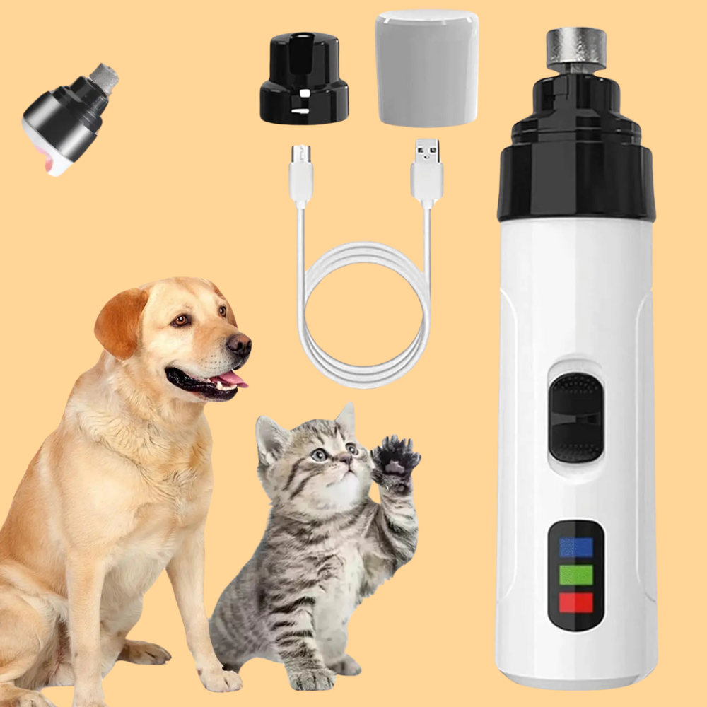 Silent Grind Pro Dog Nail Trimmer 2025 – Best Electric Dog Nail Clippers for Pet Grooming